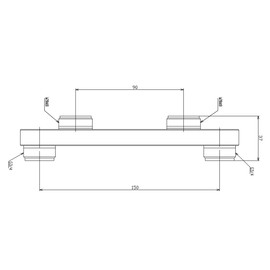 TOTO Inter-Center Adapter TBN01206J