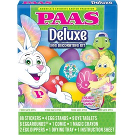 PAAS Deluxe Easter Egg Decorating Kit - America's Favorite Easter Tradition