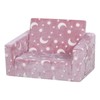 AFBKSS&BB Toddler Sofa Glow in The Dark,2 in 1Kids Chairs,