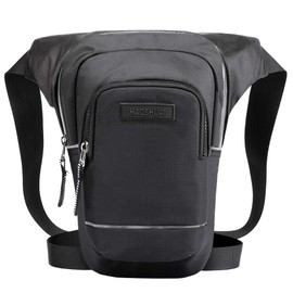 Nylon Drop Leg Bag Kistvet Pack para Hombres Mujer Motocicleta Bicicleta Ciclismo Viajero de Senderismo al Aire Libre Bolsillo táctico