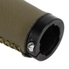 Artificial Leather Bicycle Grips Liquid Silicone Palm Pad Shock Absorption