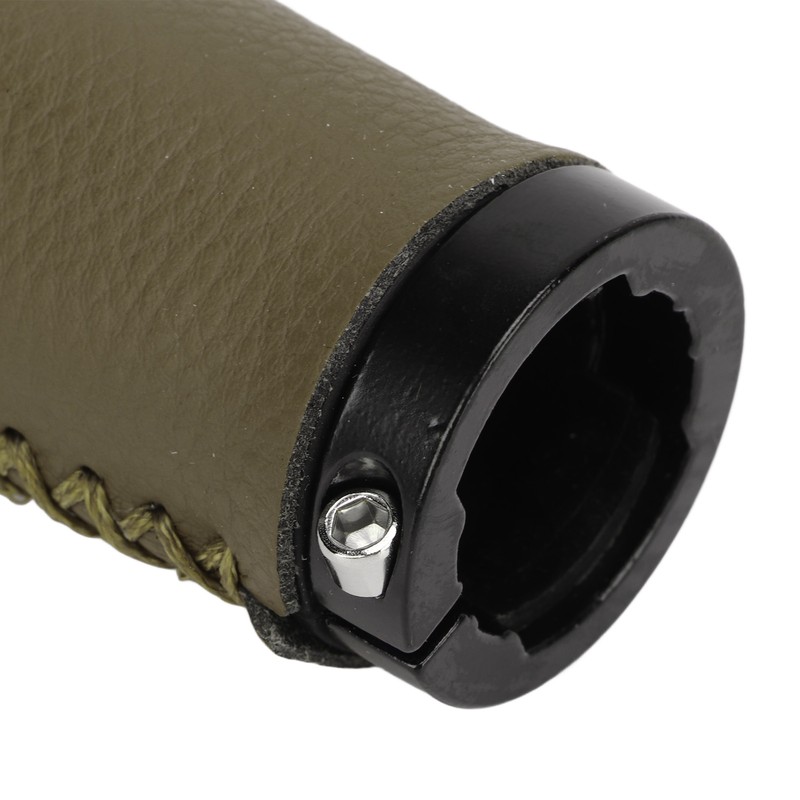 Artificial Leather Bicycle Grips Liquid Silicone Palm Pad Shock Absorption
