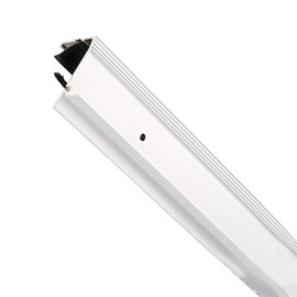 Dapetz ® Superseal Threshold Sill Rubber Rain Aluminium Brush Around Door Seal Draught excluder Weather proofing by Stormguard. Size Length 914mm, width 52mm Silver