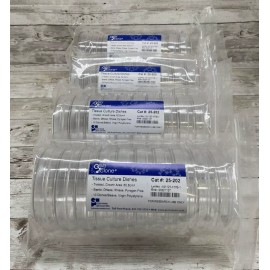 Gen Clone Tissue Culture Dishes 25-202 (Lot of 4, 10-Packs) (40 Total Dishes)