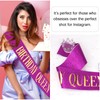 CIEHER Purple Birthday Sash - It's My Birthday - Women's