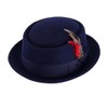 CASUALKING Mens Hats Trilby Hat Pork Pie Hats for Men