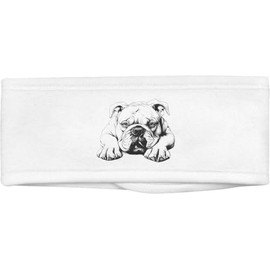 'Bulldog Laying Down Front View' Beauty Head Band/Hair Band (HB00037000)