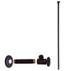 Westbrass A103KFH-62 1/2" IPS x 3/8" OD x 20" Flat