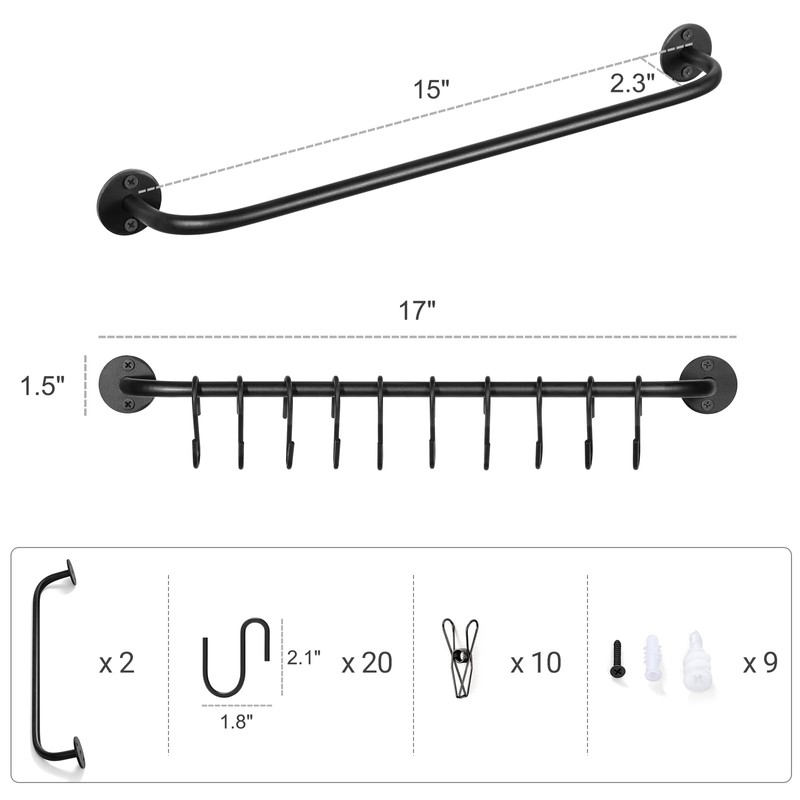Mkono Hat Rack for Wall Baseball Cap Organizer Hanger with