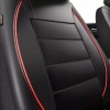 CAR PASS Universal FIT Piping Leather Two Front Seat Covers