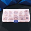 150pcs Metric 15 Sizes Copper Flat Washers Gaskets Assortment Set