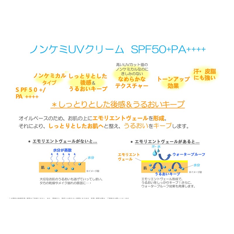 GeNi sunscreen(SPF50+ PA++++)ノンケミカル・敏感肌・IVC配合・石鹸オフ