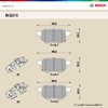 Bosch QuietCast BC0215 Brake Pad for Toyota Prius etc Rear