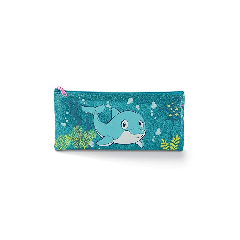 NICI Summer 45362 Pencil Case Flat with Glitter Effect 21