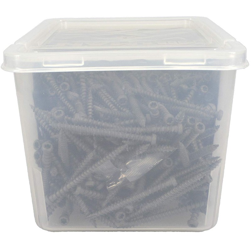 Deck Plus 48440 Gray Star-Drive Composite Deck Screws (#10 x