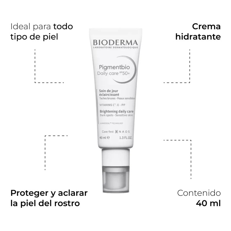 Crema Antimanchas Bioderma Pigmentbio Daily Care Spf 50+