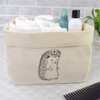 Large 'Flower Hedgehog' Canvas Organiser/Storage Bag (OR00014982)