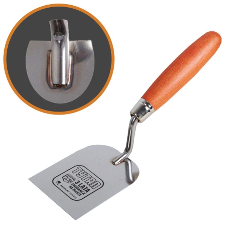 Toolty Stainless Steel Margin Trowel - Wall Putty Trowel, Plastering