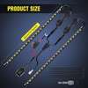 Nilight 2pcs Under Hood Light Strip 42LED Waterproof Underhood Work