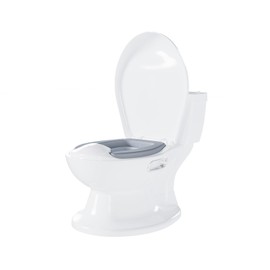 Toddler Potty Training Toilet, Baby Potty Training Seat, Realistic Toilet for Boys and Girls Ages 18 Months+ with Removable Pot, Realistic Flushing Sound, Storage Tank, Toilet Paper Holder