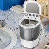 COSTWAY Mini Portable Washing Machine, 5.5 lbs Washing Capacity, Compact