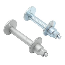 MDEOOSKY 2Pcs Silver Aluminum Hexagon Front Alignment Camber Toe Adjustment Bolts for Toyota Tundra 2000-2006 & Sequoia 2001-2007