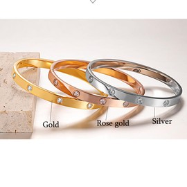 SINLOV Vintage Rhinestone Bracelet Charm Crystal Bangle Bracelets Dainty Hand Bracelet Jewelry Adjustable for Women (silver)