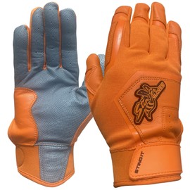 Color Crush Batting Gloves (Youth XL, Orange)
