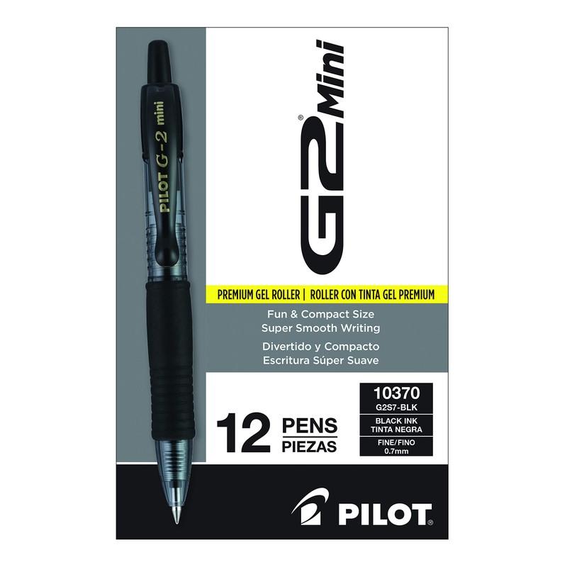 Pilot G2 Mini Premium Retractable Gel Ink Rolling Ball Pens
