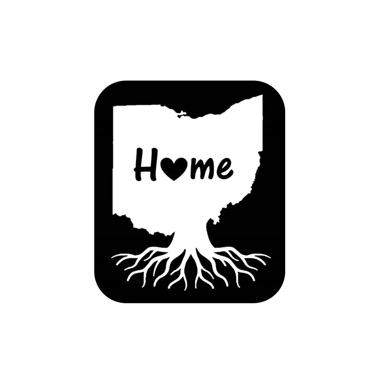 ThatLilCabin - Ohio OH Roots Home State Roots Ohio 6"