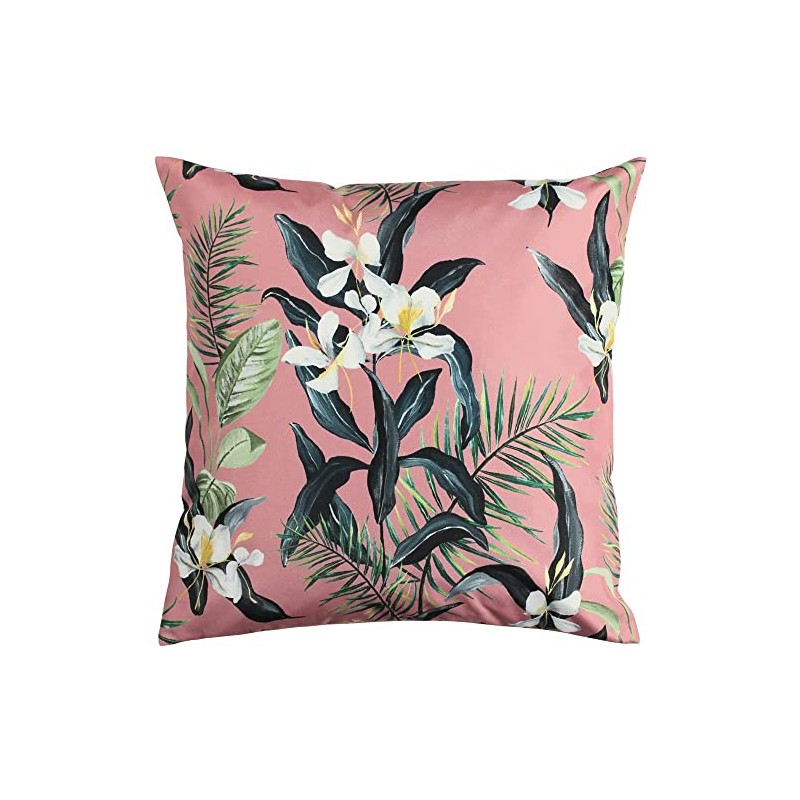 furn. Honolulu Polyester Filled Outdoor Cushion (Pink - 43x43cm)