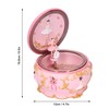LED Music Box Figurine Rotation Exquisite Music Box Home Decoration