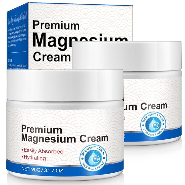 2Pack Magnesium Cream, Highly Concentrated Magnesium for Leg, Muscle, Joint