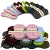 DELELE Athletic Flat Shoe Laces: Double Layer Colorful Twill Shoelaces