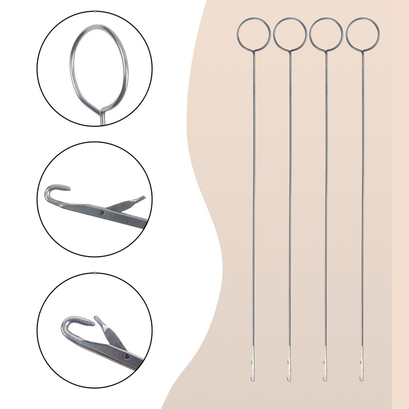 4 Pcs Point Loop Turner Sewing Tool, Tongue Crochet Tool