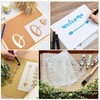 Fitulimo 45 Pieces 175 Designs Letter Stencils for Painting on