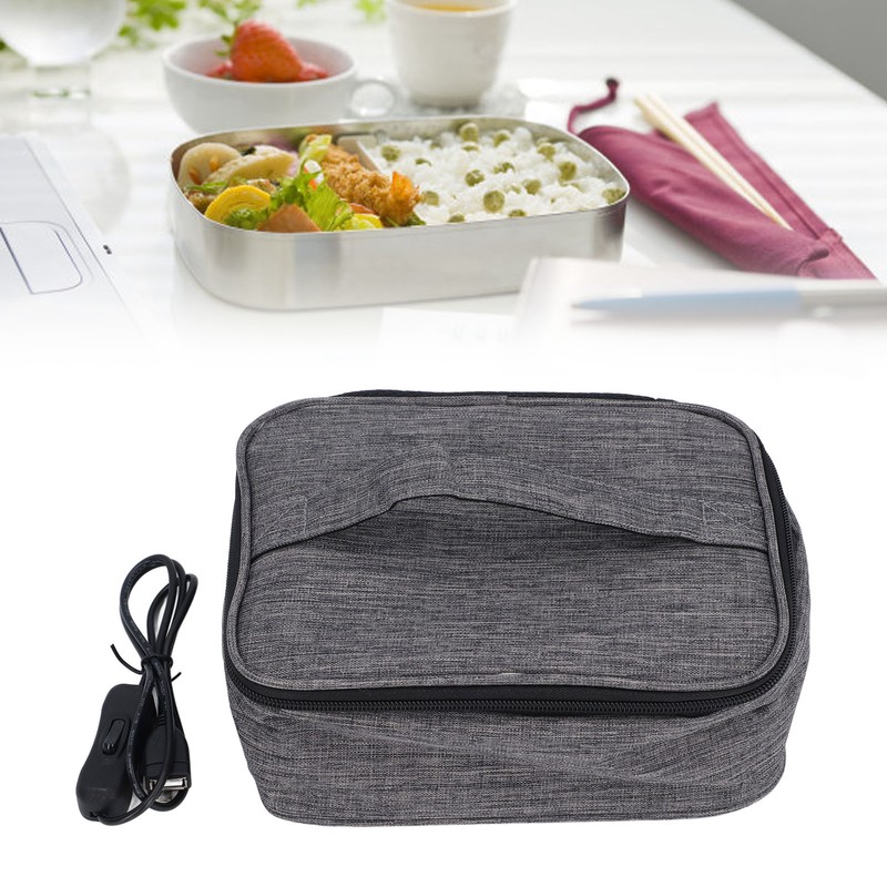 Lunch Bag Portable Oven Multifunctional Waterproof USB Powered Heated Food