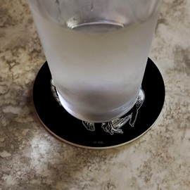 Turkey Illustration Novelty Coaster Set