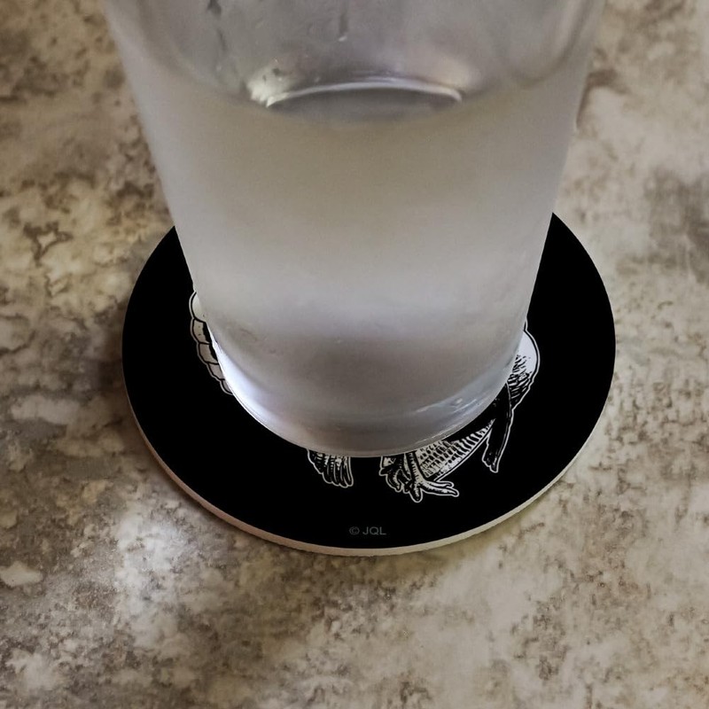 Turkey Illustration Novelty Coaster Set