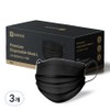 Sopick Disposable Mask Large, Black, 3 Pack, 50 Pieces / 쏘픽 일회용 마스크 대형, 블랙, 3개, 50매입