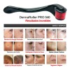 0.5mm Dermaroller Pro Titanio + Aplicador Para Barba Cabello