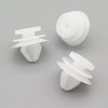 VVO Fasteners- White Plastic Side Body Moulding Strip Trim Clips