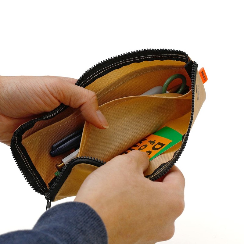 penco Flat Pen Case Penco Flat Pencil Case Navy