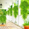 Quanfairy 8Pcs Artificial Boston Fern Plant Fake Hanging Trailing Foliage