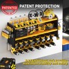 KAFAHOM Power Tool Organizer，Large 8 Drill Holder Wall Mount ，Heavy