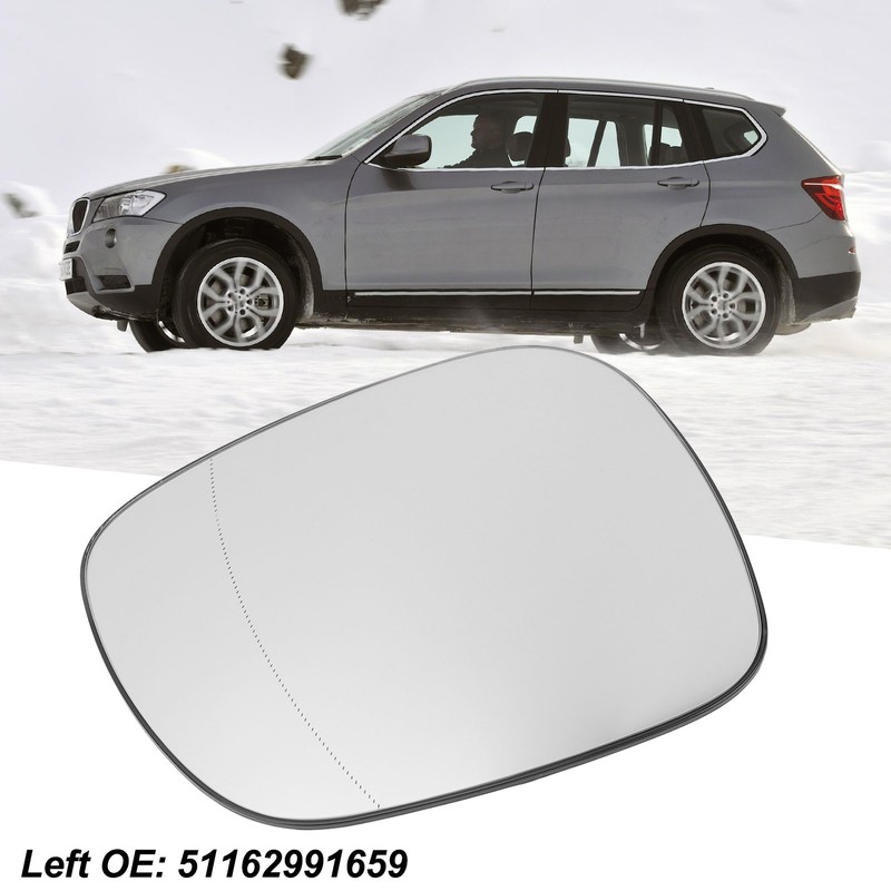 Heated Mirror Glass Scratch Resistant Weatherproof Reaview Mirror Glass with