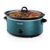 Crockpot Manual 7-Quart Slow Cooker Turquoise