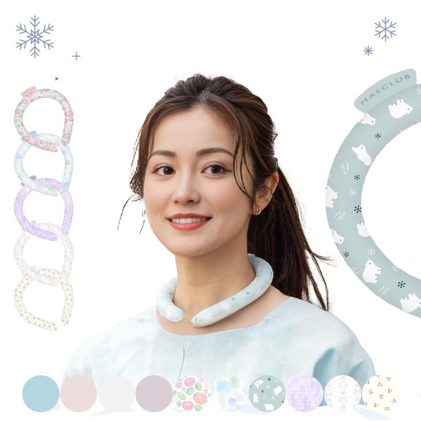 Neck Cooler (3 Layer Structure, Plant-Derived PCM), Ice Neck Ring,