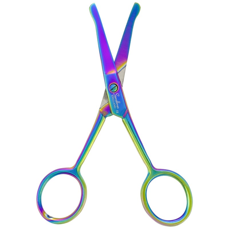 Pet Grooming Scissors with Round Tip & Big Finger Holes