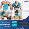 REVIX Large Ice Packs for Injuries Reusable, 2 Packs Hot